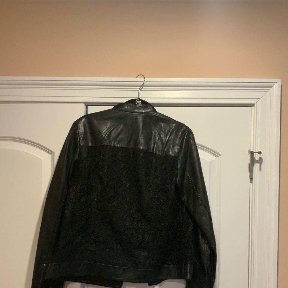 Johnny Was black leather